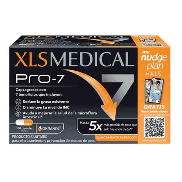 Xls Medical Pro 7 Captagrasas 180 Caps
