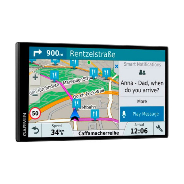 Garmin drivesmart 61 europa lmt-s navegador gps con pantalla táctil sin bordes de 6.95''