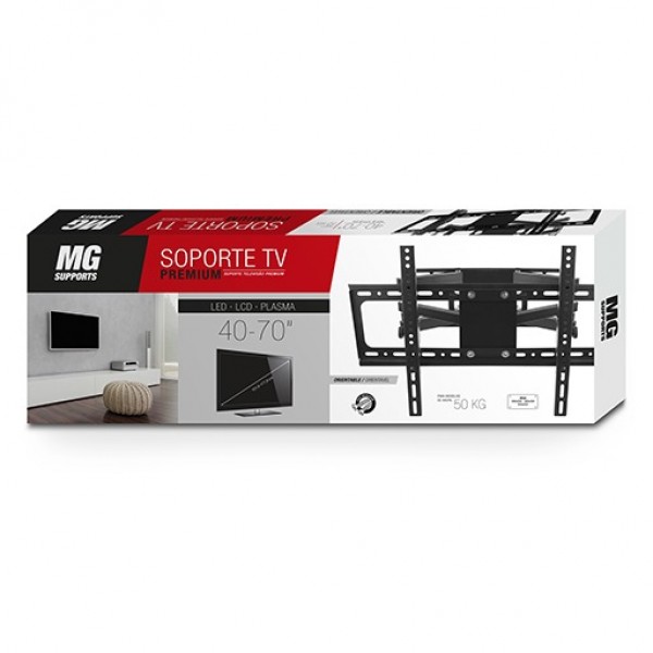 Soporte tv-lcd articulado 50kg. 40"-70"