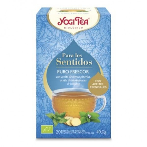Yogi Tea Para Los Sentidos Puro Frescor 40g
