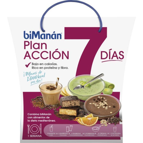 Bimanan Plan Accion 7 Dias 1 Caja 910 g Pack