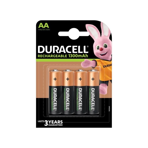 Pila duracell recarg. hr06 1300mah. bl4