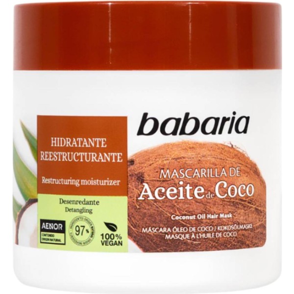 Babaria aceite de coco mascarilla 400ml