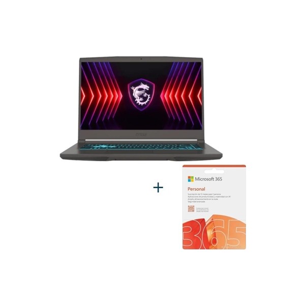 Msi thin15-219es amd r7-7735hs w11h+ o365 personal