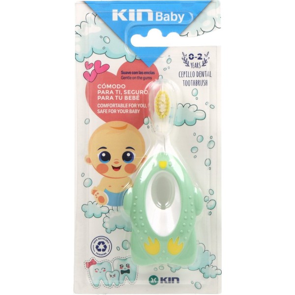 Kin Baby Cepillo Dental Eléctrico y Mordedor Infantil 0-2 Años 1 Unidad