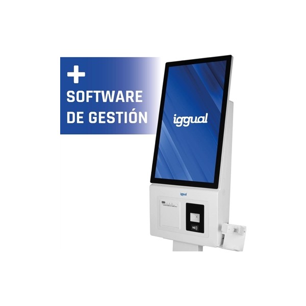 Iggual kiosco interactivo orchid 27" + software