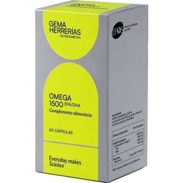 Gema Herrerías Omega 1500 EPA/DHA 60 Cápsulas