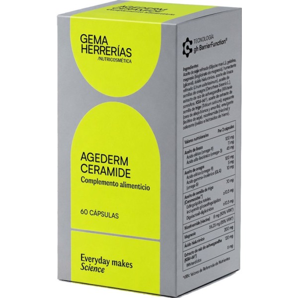 Gema Herrerías Agederm Ceramide 60 Cápsulas